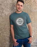 universal movement, T-shirt, black, desert dust, anthracite, made in Ireland, unisex, men, women, 100% organic cotton, combed cotton, printed T-shirt